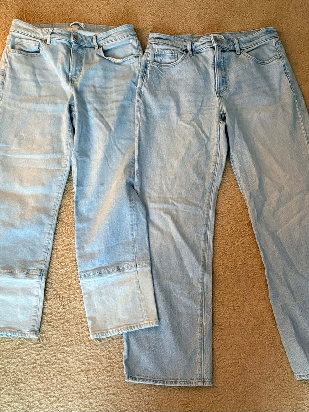 2 LOFT Jeans (1)  Girlfriend (1)  Relaxed Straight Jeans Blue Denim Sz 6